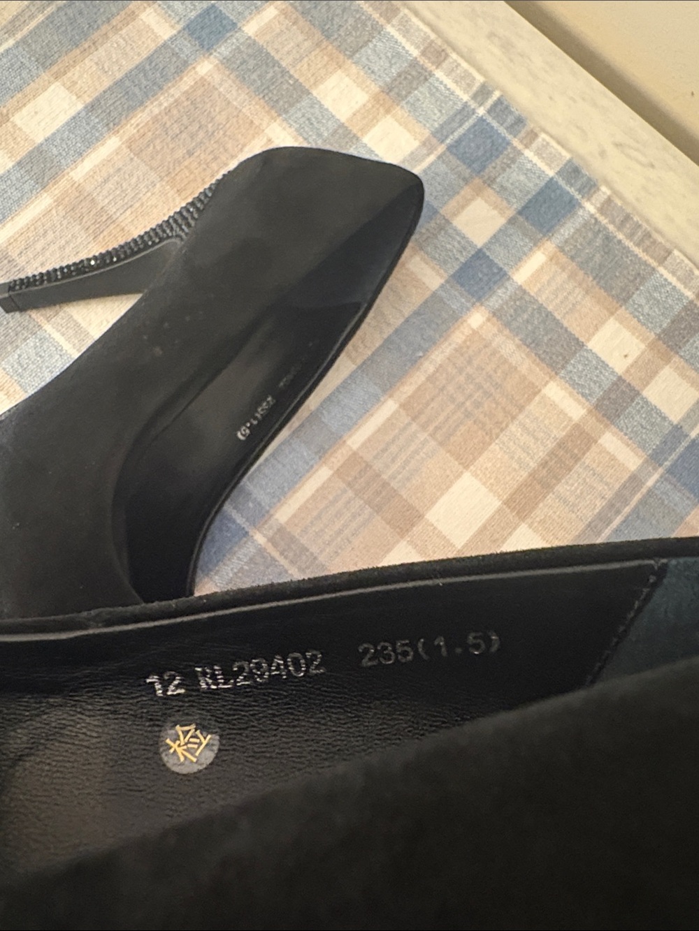 Roberta di Camerino Black Suede Platform Pumps Heels 6.5 - Picture 8 of 14